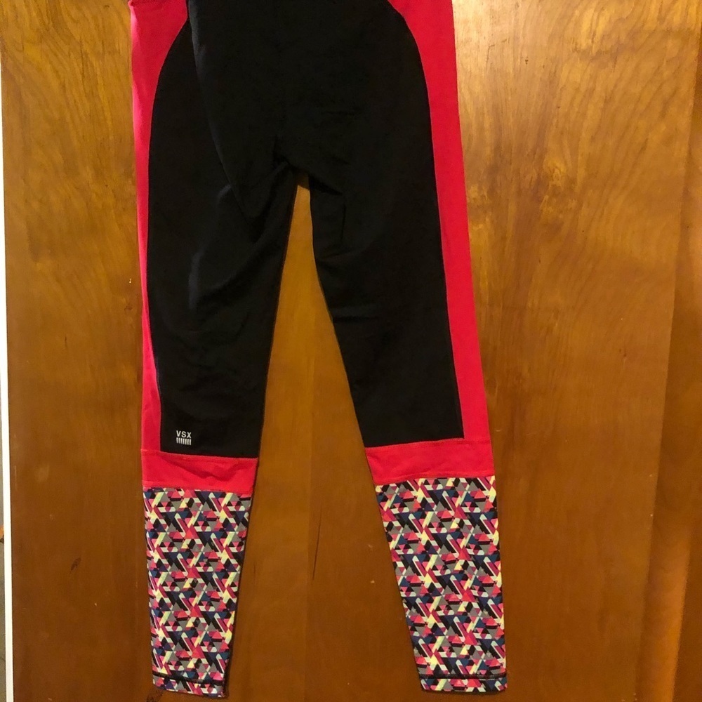 Victoria secret vsx sport pink geo leggings small